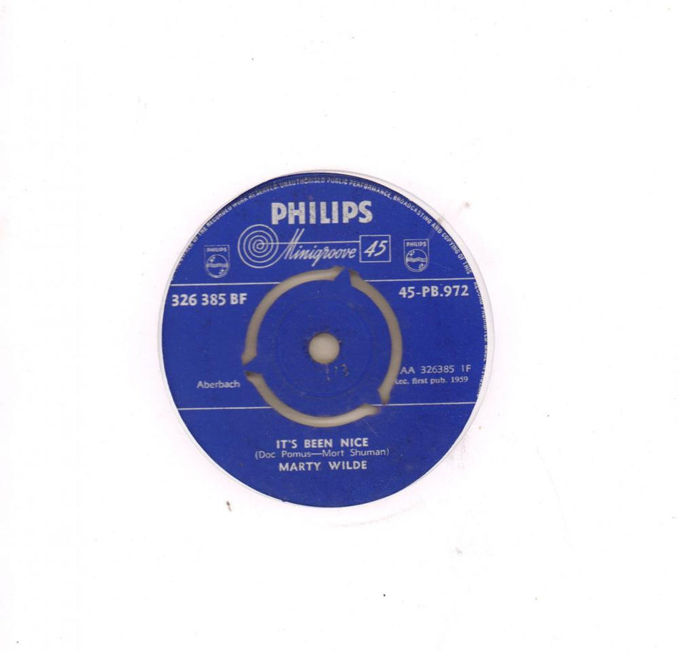 It's Been Nice-Philips-7" Vinyl