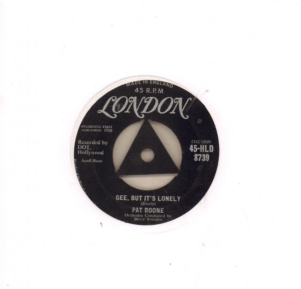 Gee, But It's Lonely-London-7" Vinyl