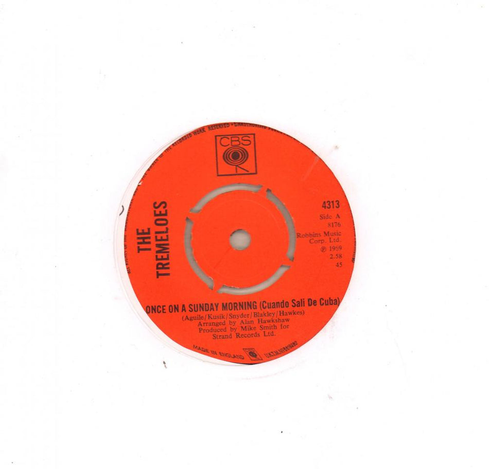 Once On A Sunday Morning-CBS-7" Vinyl