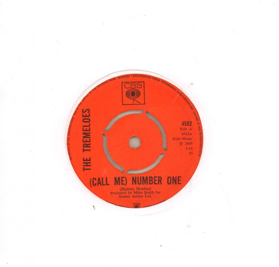 Number One-CBS-7" Vinyl