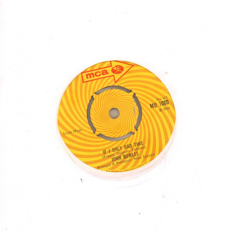 If I Only Had Time-MCA-7" Vinyl