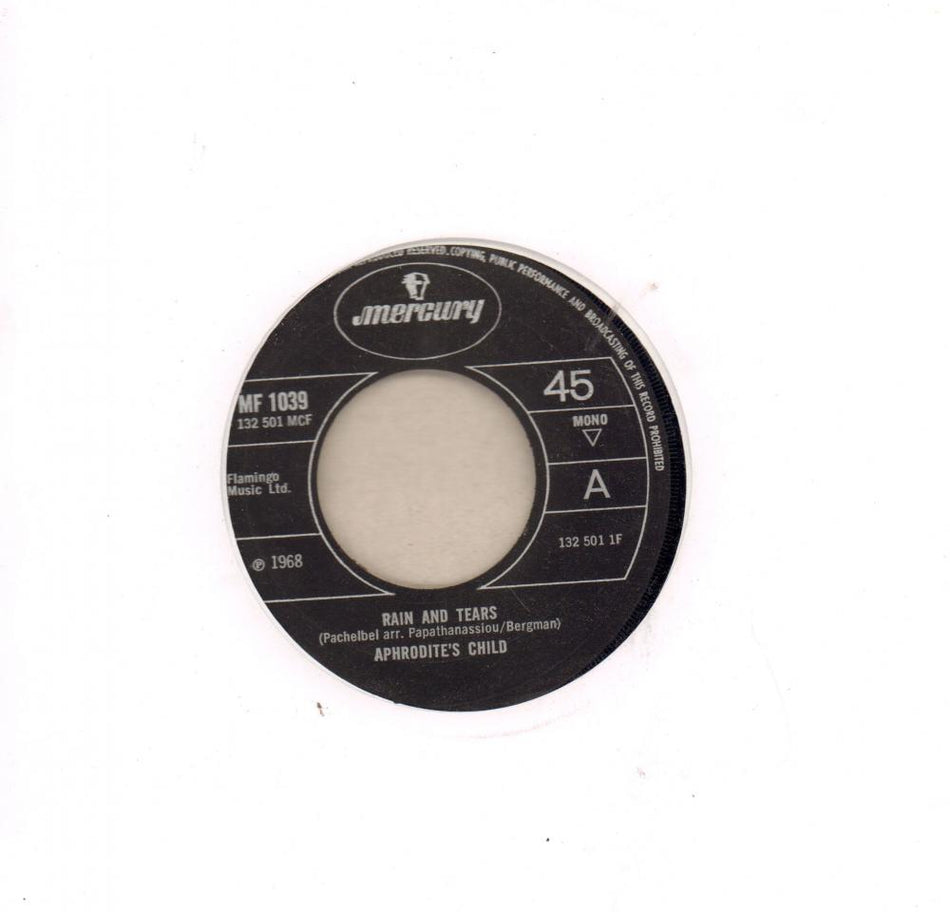 Aphrodite's Child-Mercury-7" Vinyl