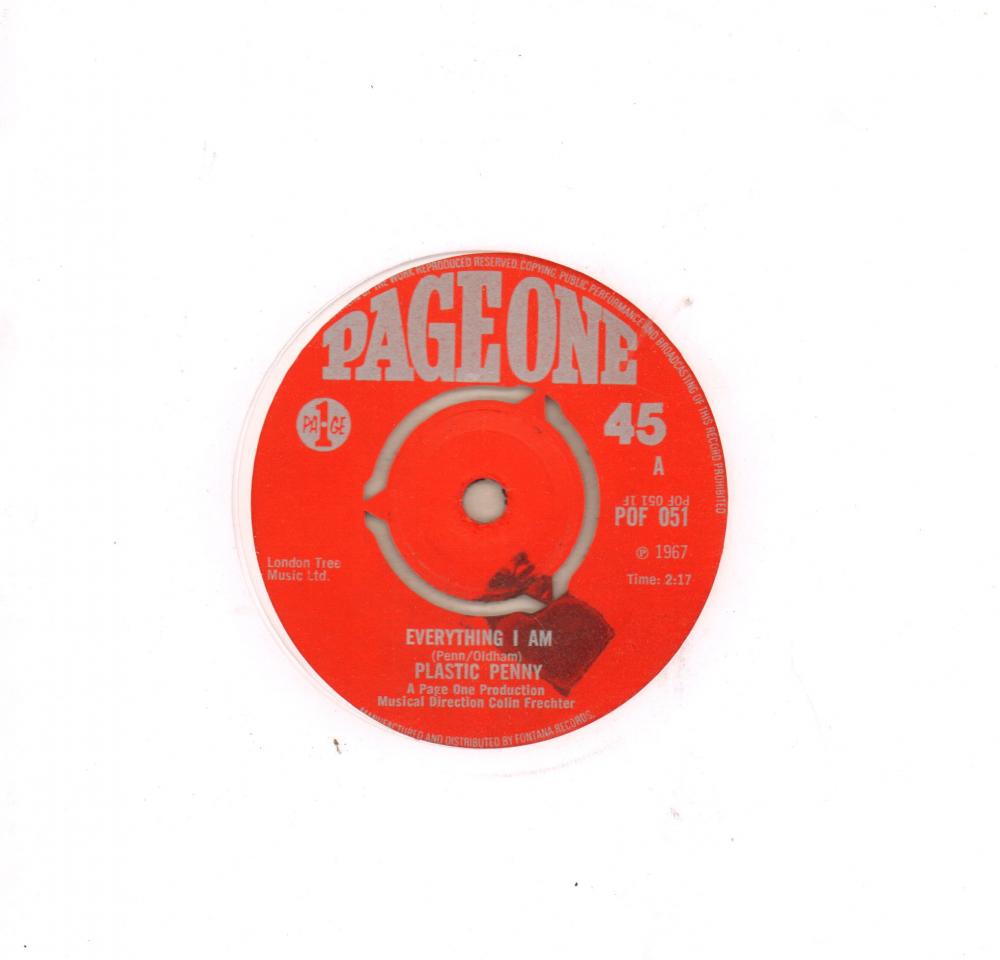 Everything I Am-Page One-7" Vinyl