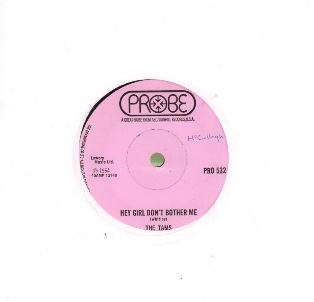 Hey Girl Don't Bother Me-Probe-7" Vinyl