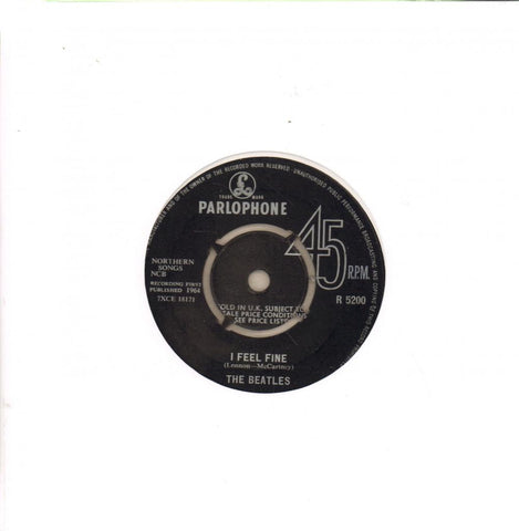 I Feel Fine-Parlophone-7" Vinyl