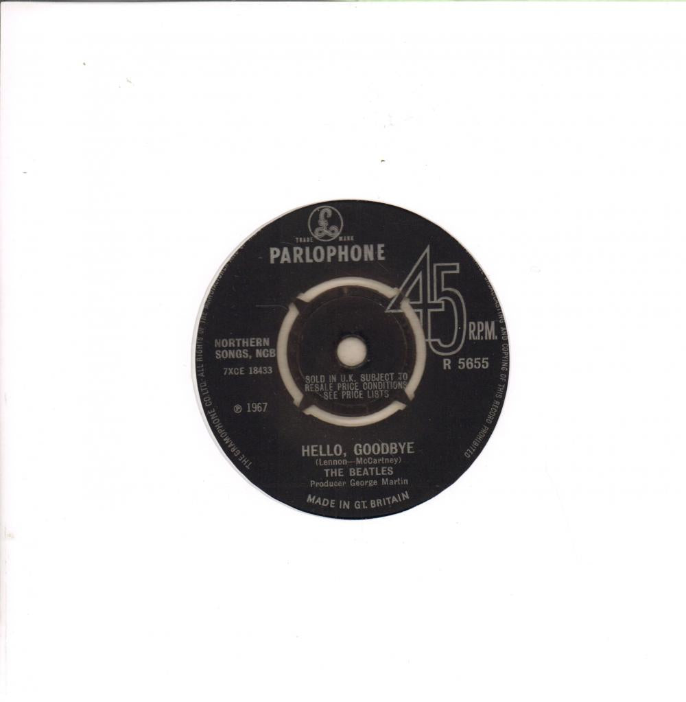 Hello, Goodbye-Parlophone-7" Vinyl