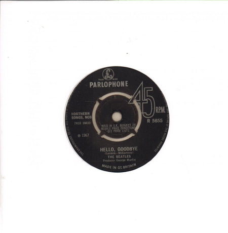 Hello, Goodbye-Parlophone-7" Vinyl