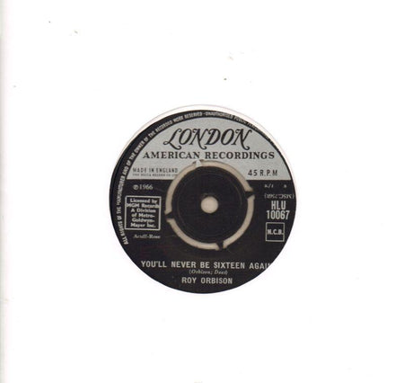 Too Soon To Know/ You'll Never Be Sixteen Again-London-7" Vinyl