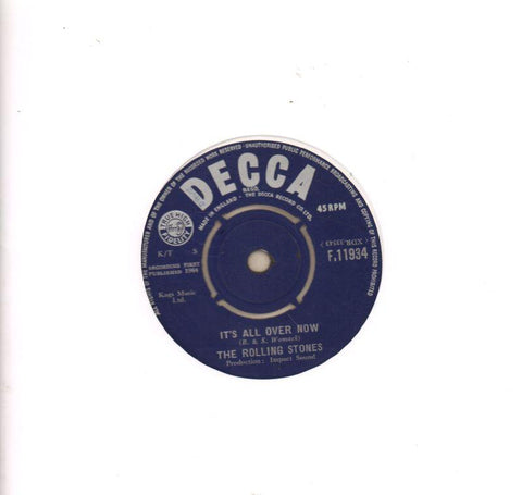 It's All Over Now-Decca-7" Vinyl
