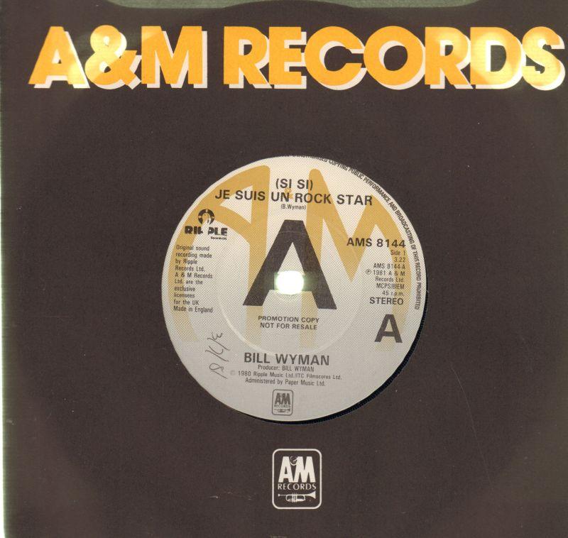 Je Suis Un Rock Star-A&M-7" Vinyl