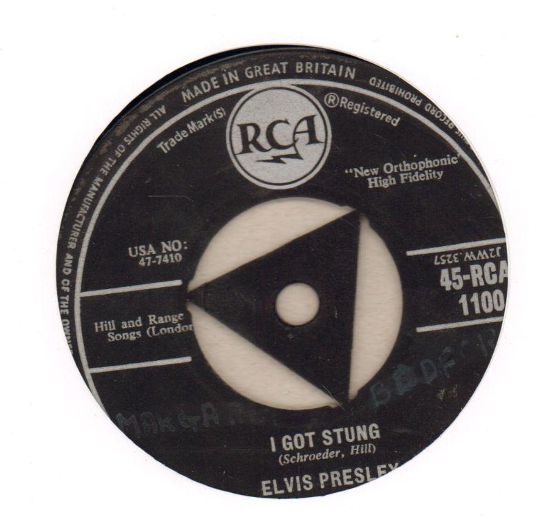One Night/ I Got Stung-RCA-7" Vinyl-Ex/VG+