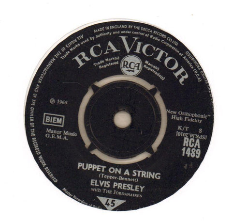 Tell Me Why/ Puppet On A String-RCA-7" Vinyl-Ex/Ex