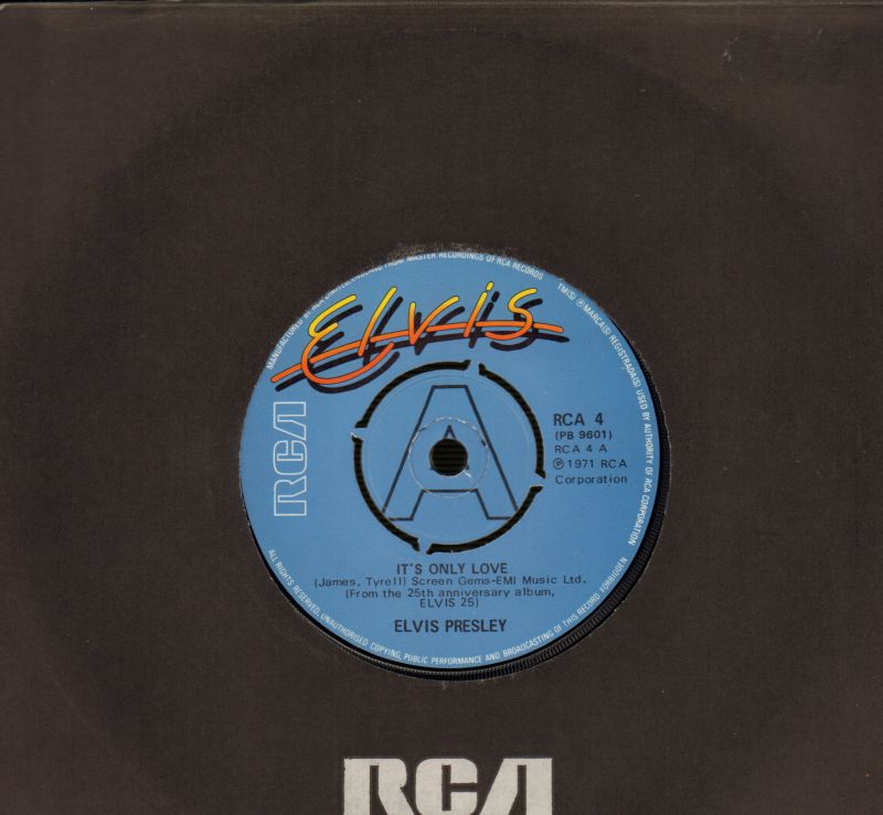 It's Only Love / Beyond The Reef-RCA-7" Vinyl