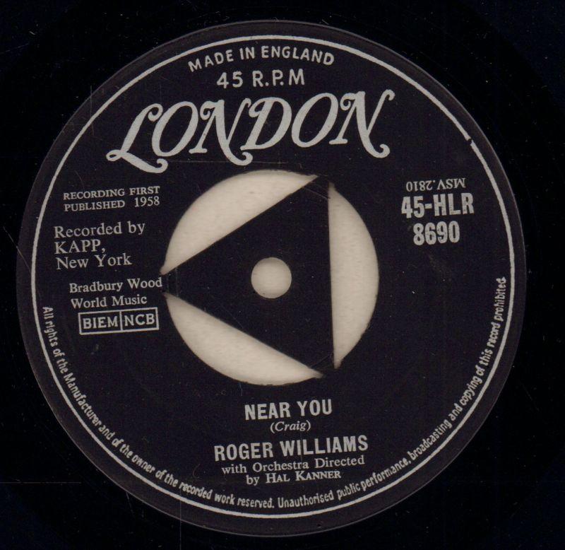 Near You / The Merry Widow Waltz-London-7" Vinyl