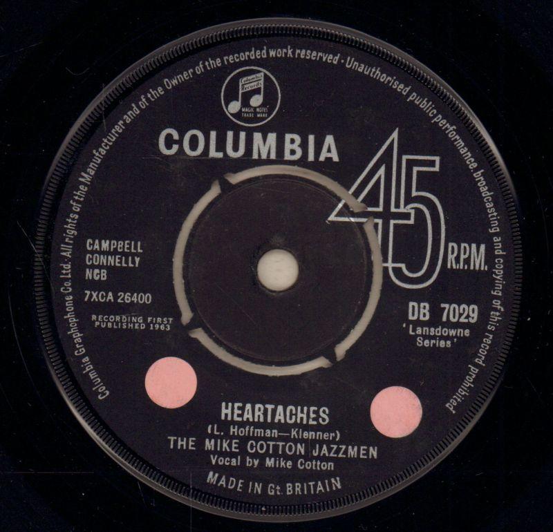 Heartaches / Swing That Hammer-Columbia-7" Vinyl