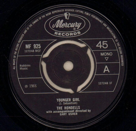 Younger Girl / All American Girl-Mercury-7" Vinyl