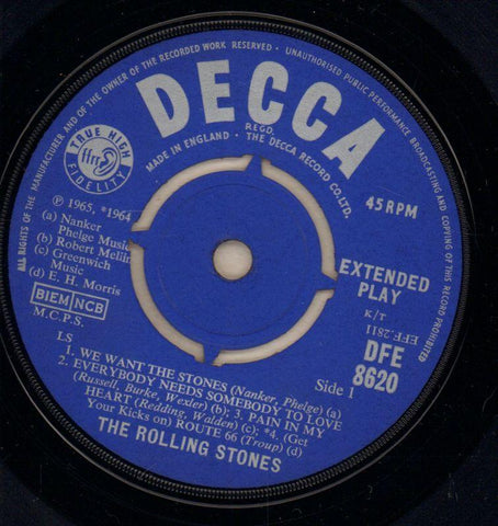 Got Live If You Want It EP-Decca-7" Vinyl P/S-Ex-/Ex-