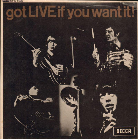 Got Live If You Want It EP-Decca-7" Vinyl P/S
