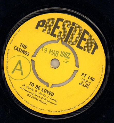 To Be Loved / Tailor Made-President-7" Vinyl