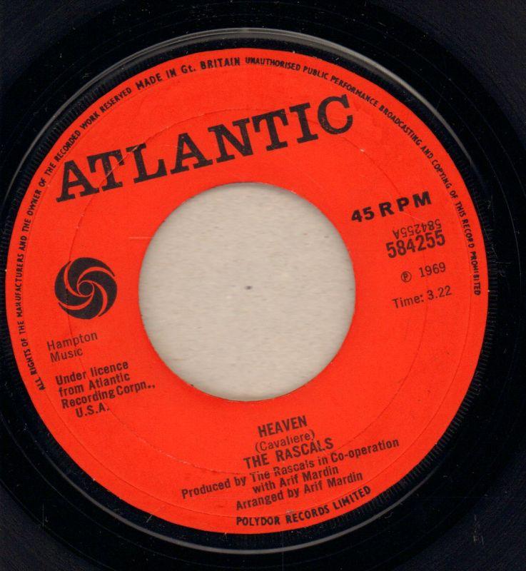 Heaven / Baby I'm Blue-Atlantic-7" Vinyl