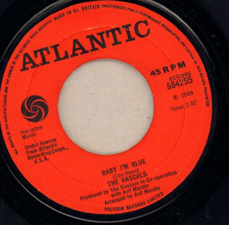 Heaven/ Baby I'm Blue-Atlantic-7" Vinyl-Ex/VG+