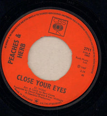 Close Your Eyes / I Will Watch Over You-CBS-7" Vinyl