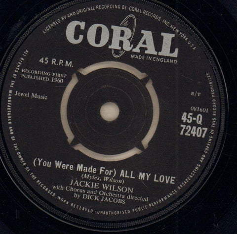 A Woman, A Lover, A Friend/ All My Love-Coral-7" Vinyl-Ex/VG