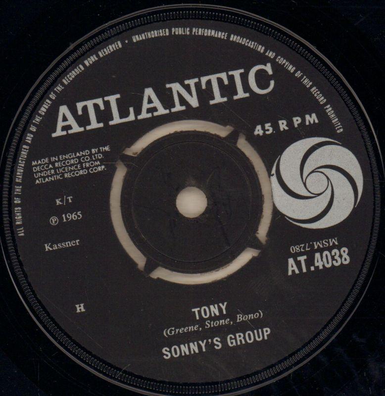 Laugh At Me/ Tony-Atlantic-7" Vinyl-Ex/VG