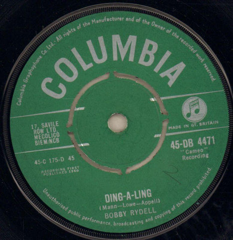 Swingin' Sister/ Ding A Ling-Columbia-7" Vinyl-Ex/VG
