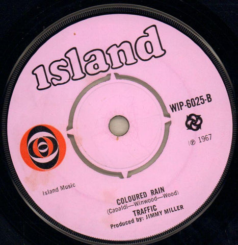 Here We Go Round The Mulberry Bush/ Coloured Rain-Island-7" Vinyl-Ex/VG
