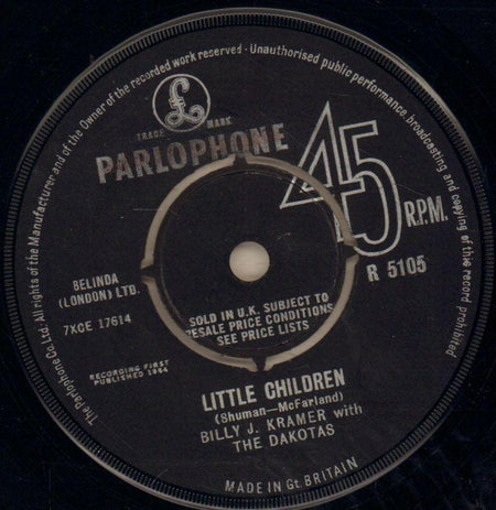 Little Children / They Remind Me Of You-Parlophone-7" Vinyl