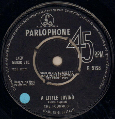 A Little Loving / Waitin' For You-Parlophone-7" Vinyl
