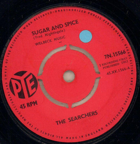 Sugar And Spice / Saints And Searchers-Pye-7" Vinyl