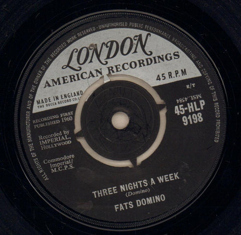 Three Nights A Week / Put Your Arms Around Me-London-7" Vinyl