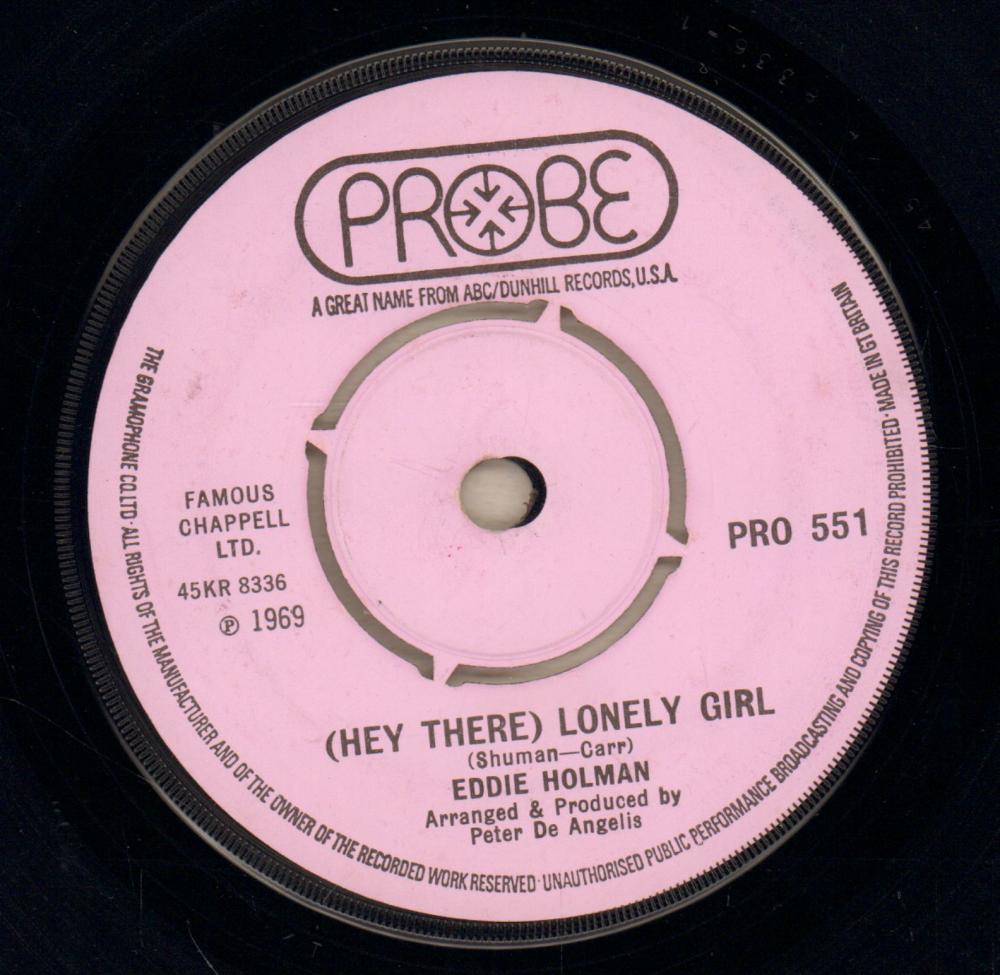 Lonely Girl / It's All In The Game-Probe-7" Vinyl