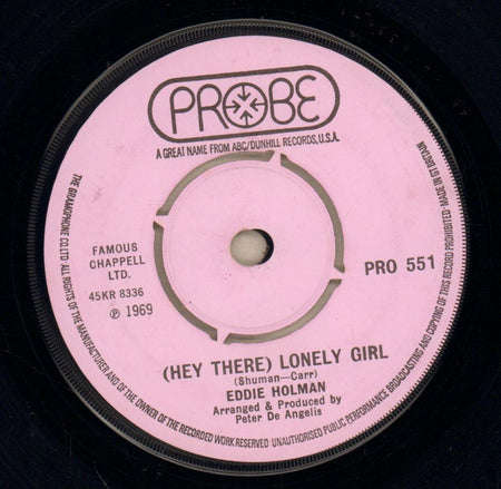 Lonely Girl / It's All In The Game-Probe-7" Vinyl