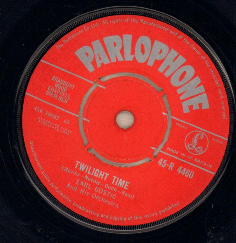 Over The Waves Rock/ Twlight Time-Parlophone-7" Vinyl-Ex/VG