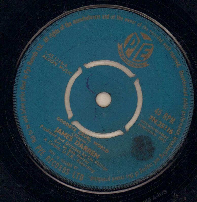 Goodbye Cruel World / Valerie-Pye-7" Vinyl