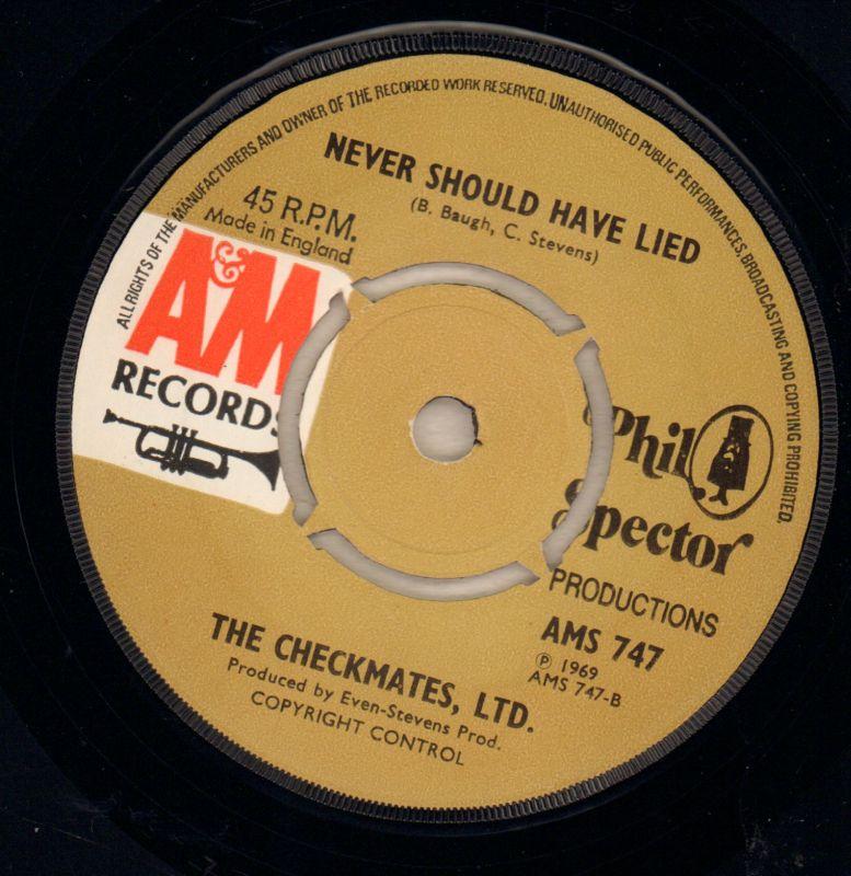 Love Is All I Have To Give/ Never Should Have lIed-A&M-7" Vinyl-Ex/Ex+