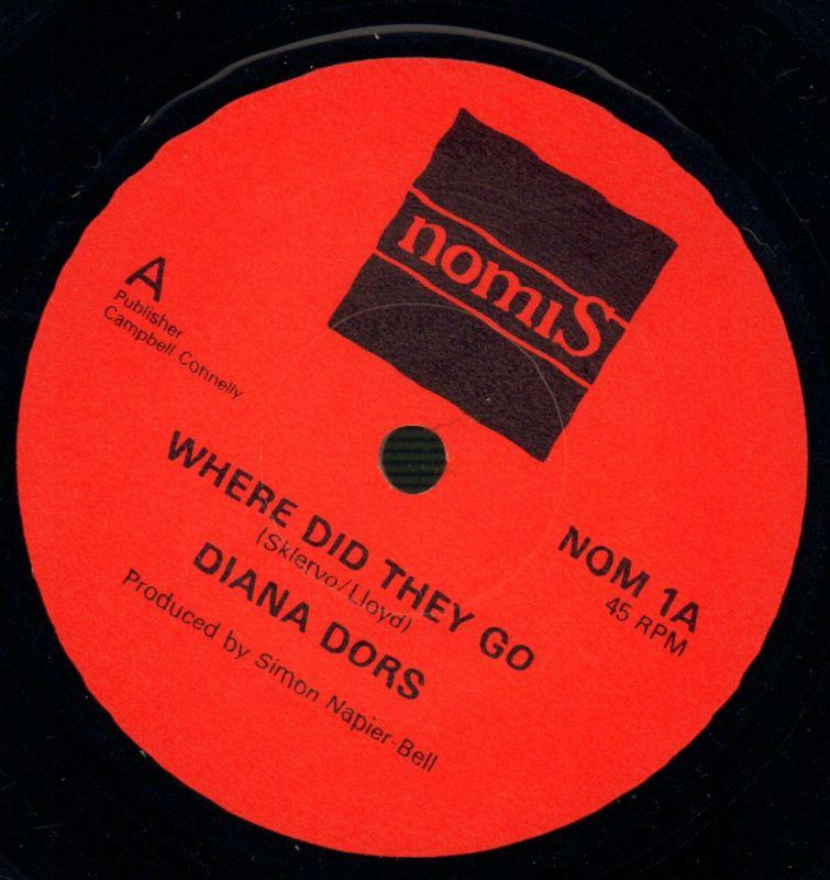 Where Did They Go / It's You Again-Nomis-7" Vinyl