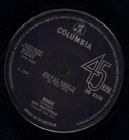 Rosie / Going Back To London-Columbia-7" Vinyl