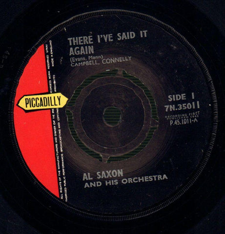 There I've Said Again / You Came Along-Piccadilly-7" Vinyl