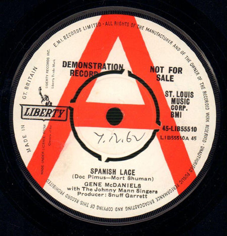 Spanish Lace / Somebody's Watching-Liberty-7" Vinyl
