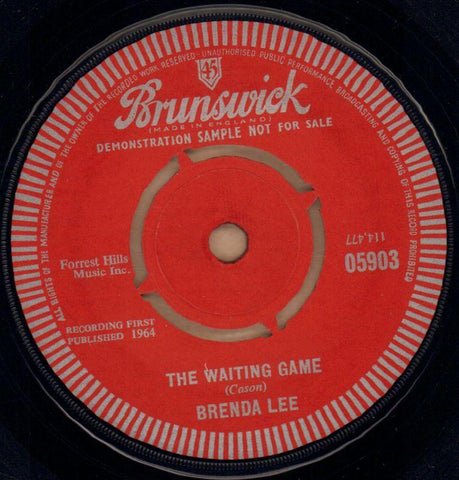 Think/ The Waiting Game-Brunswick-7" Vinyl-Ex/VG