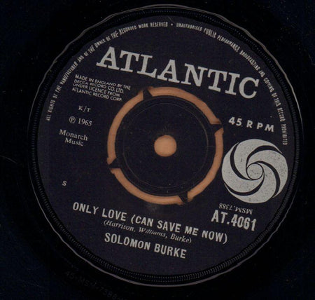Only Love / Little Girl That Loves Me-Atlantic-7" Vinyl
