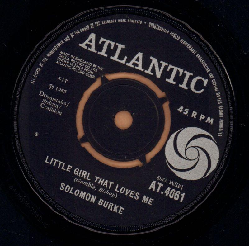 Only Love/ Little Girl That Loves Me-Atlantic-7" Vinyl-Ex/Ex