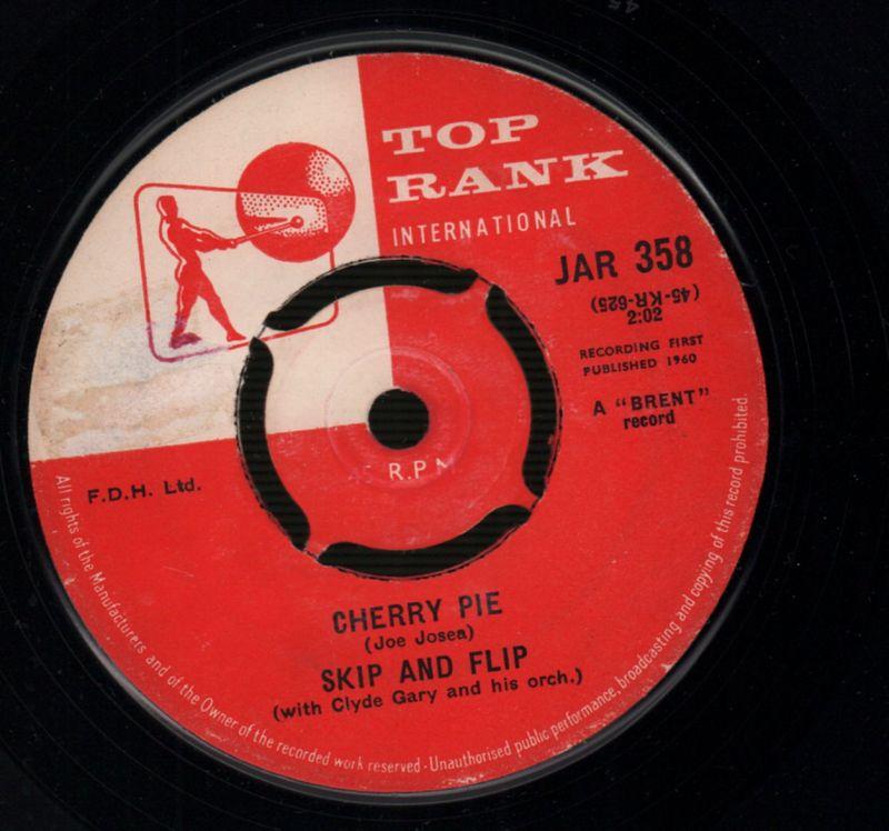 Cherry Pie / Cryin' Over You-Top Rank-7" Vinyl
