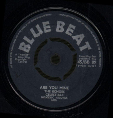 Are You Mine / I'll Love You Forever-Blue Beat-7" Vinyl