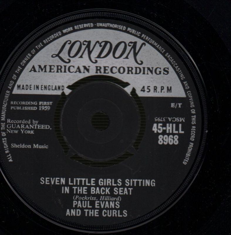 Seven Little Girls Sitting / Worshipping An Idol-London-7" Vinyl