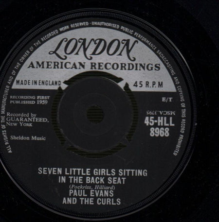 Seven Little Girls Sitting / Worshipping An Idol-London-7" Vinyl